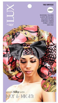 Thumbnail for QFIT LUX Jumbo Luxury Silky Sating Day & Night - PATTERN, sareya beauty supply store in calgary 