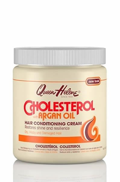 QUEEN HELENE CHOLESTROL HAIR CONDITIONING CREAM ARGAN OIL (15oz)