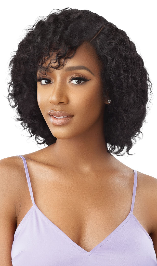 OUTRE MYTRESSES PURPLE LABEL LACE FRONT NO KNOT PART WIG  NO KNOT PART – HH AQUILA, FRONT VIEW BANGS