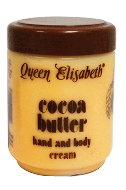 QUEEN ELISABETH Cocoa Butter Cream Jar (500ml), Sareya Beauty Supply Store in Calgary Alberta Canada