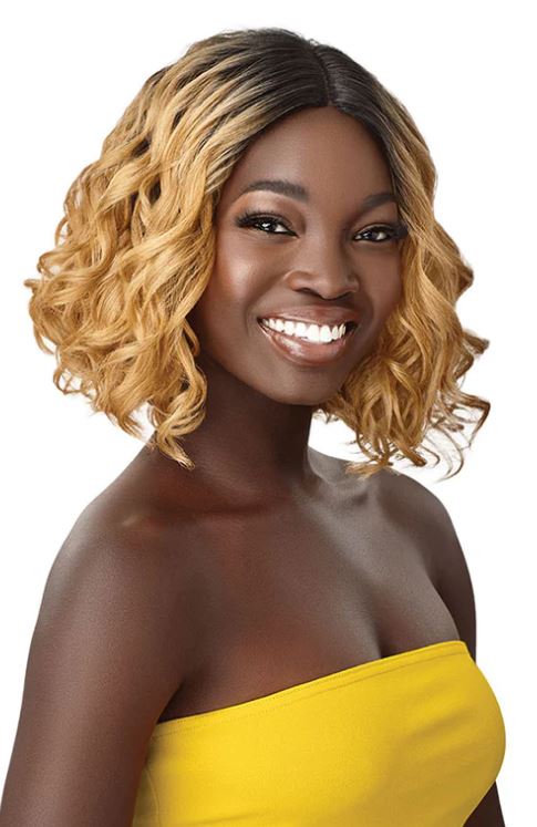 OUTRE  LACE PART WIGS THE DAILY WIG SYNTHETIC -  RAYE, SIDE VIEW