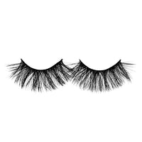 Thumbnail for A pair of voluminous, fluffy, premium human hair false eyelashes against a white background.