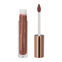 Thumbnail for An image of RD BEAUTY liquid lipstick in a shade of sand, with the product packaging visible. The lipstick is shown both in its tube and with the applicator exposed.