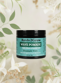 Thumbnail for Reviv2Grow Wave Pomade jar on a floral background