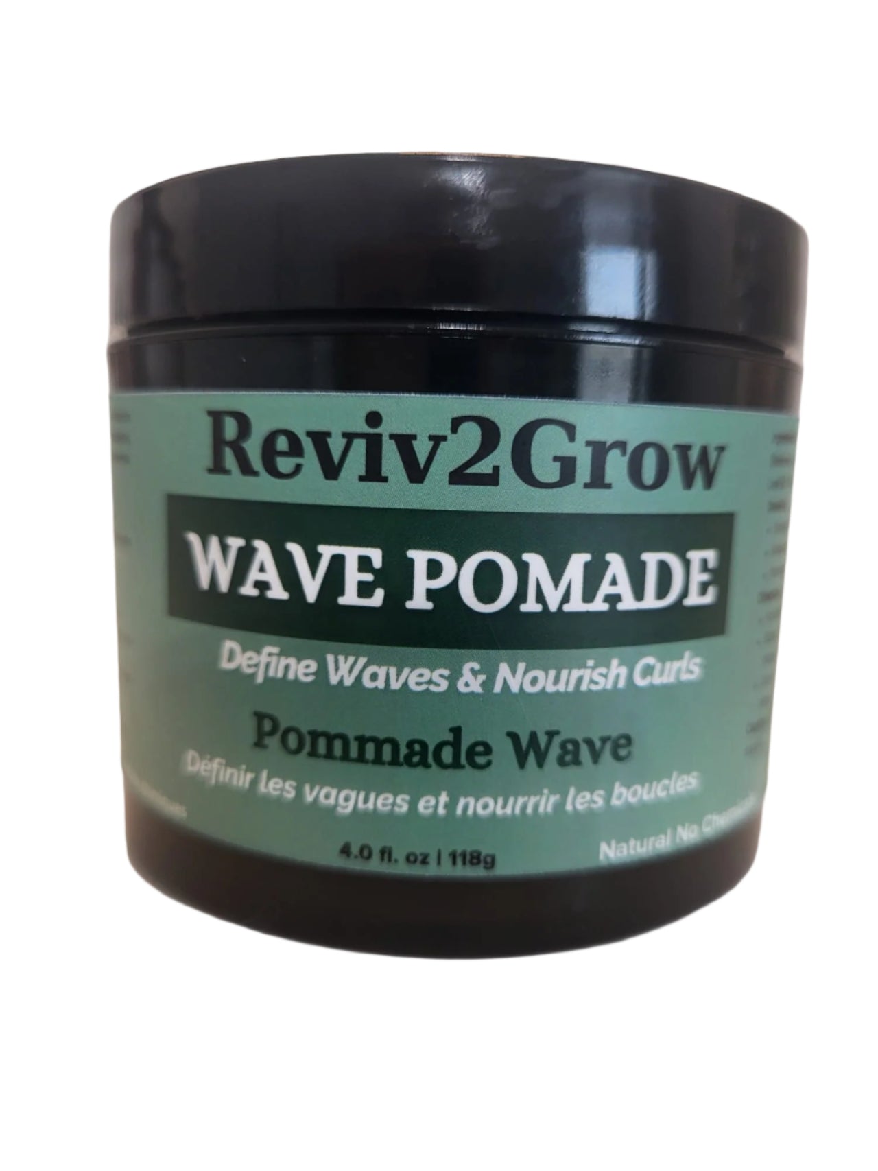 REVIV2GROW Wave Pomade ( 4oz), mens wave cream, natural hair care, made in canada, natural ingredients 
wave pomade for hair

low-shine hair pomade

hair styling pomade

regular-hold hair pomade

natural hair styling product

pomade for textured hair

available at Sareya Beauty