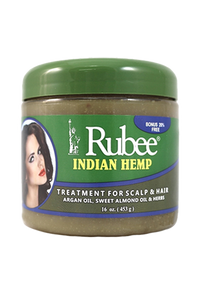 Thumbnail for Rubee Indian Hemp hair treatment jar on a white background