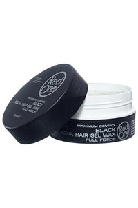 Thumbnail for Red One Aqua Hair Gel Wax container with black lid on a white background