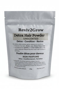 Thumbnail for Reviv2Grow Detox Hair Powder for Braids, Locs, Twist & Natural Hair -Unscented (226g)