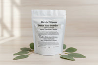 Thumbnail for Reviv2Grow Detox Hair Powder package on a light background with eucalyptus leaves.