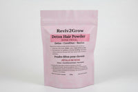 Thumbnail for Reviv2Grow Detox Hair Powder packaging with pink and white design on a white background