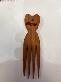 Thumbnail for SAREYA African Wooden Parting Comb