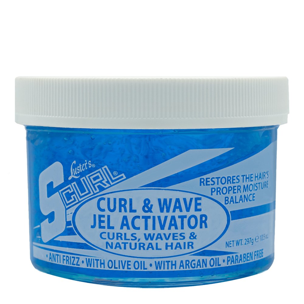 SCURL CURL & WAVE JEL ACTIVATOR CURLS, WAVES & NATURAL HAIR-10.5 oz