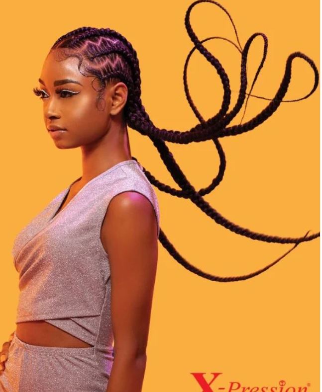 SENSATIONNEL 6X X-PRESSION PRE-STRETCHED BRAID 58″, BOX BRAIDS