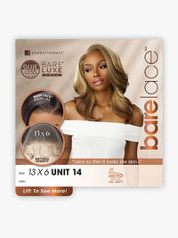 Thumbnail for Package of Sensationnel Bare Luxe lace wig with a model on the front