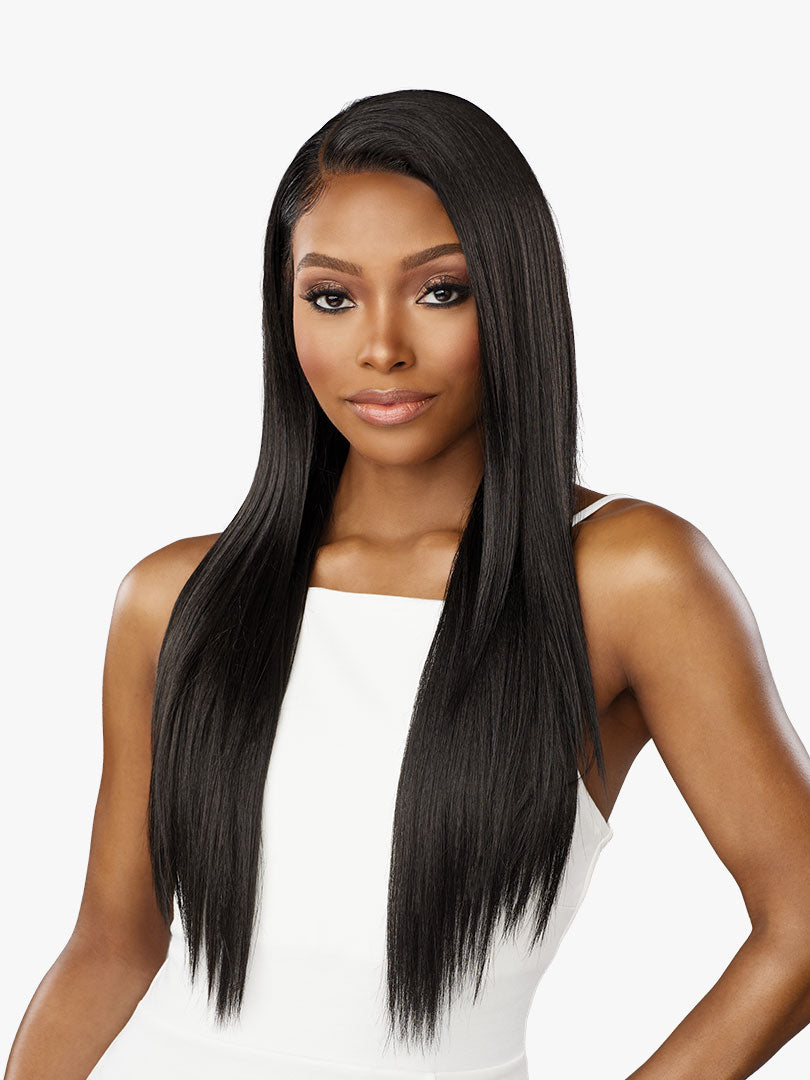 Sensationnel FULL LACE, LACE WIG
100% Full hand-tied, Baby Hair, Bare Lace, Bare Lace Full Lace Wig, Bare Lace Wig, Bare Luxe lace, Elastic Wig Band, Full Hand-tied, Glueless, Glueless lace wig, Light Diffusing, Non-Lifting Lace, Non-reflective, Pre-Plucked Hairline, Silicone cap lining