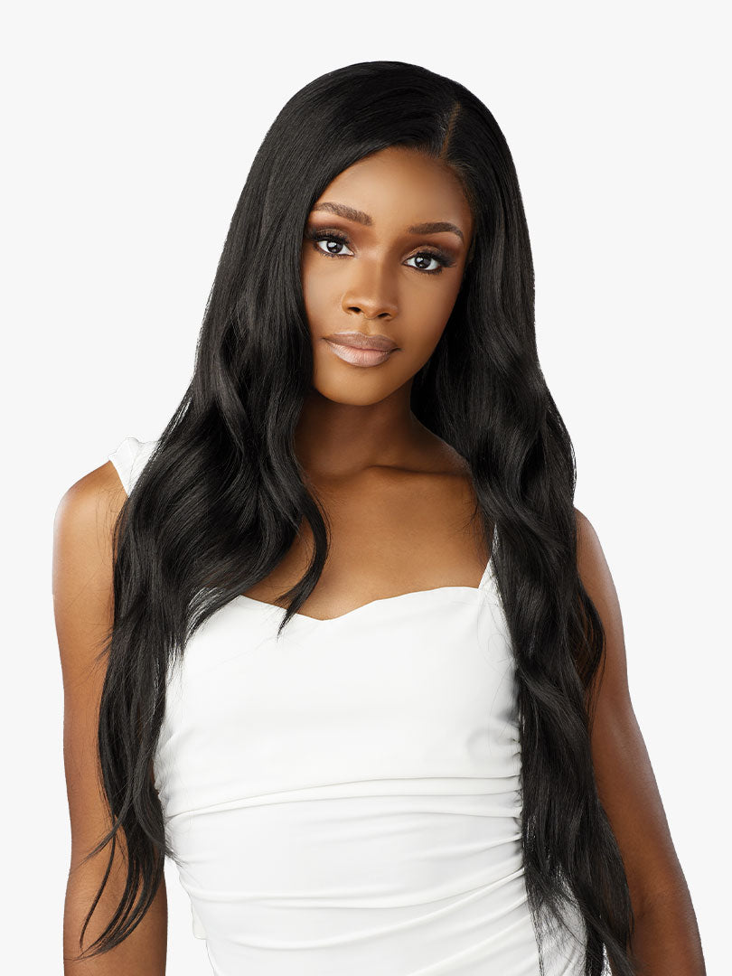 Sensationnel BareLace Human Hair Blend FULL LACE, LACE WIG
Tags:	100% Full hand-tied, Baby Hair, Bare Lace, Bare Lace Full Lace Wig, Bare Lace Wig, Bare Luxe lace, Elastic Wig Band, Full Hand-tied, Glueless, Glueless lace wig, Light Diffusing, Non-Lifting Lace, Non-reflective, Pre-Plucked Hairline, Silicone cap lining