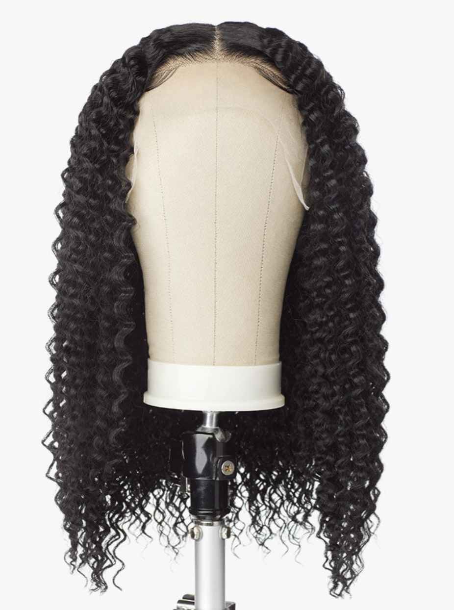 Sensationnel Butta LACE FRONT, LACE WIG: 5" Deep Hand-tide, Baby Hair, Butta Lace Human Hair Blend, Butta Lace Human Hair Mix, Ear to Ear, HD Lace, Heat Resistant Fiber, High Definition, Human Hair & Premium Fiber Blend, Natural Density, Pre-Plucked Hairline, Wider Parting