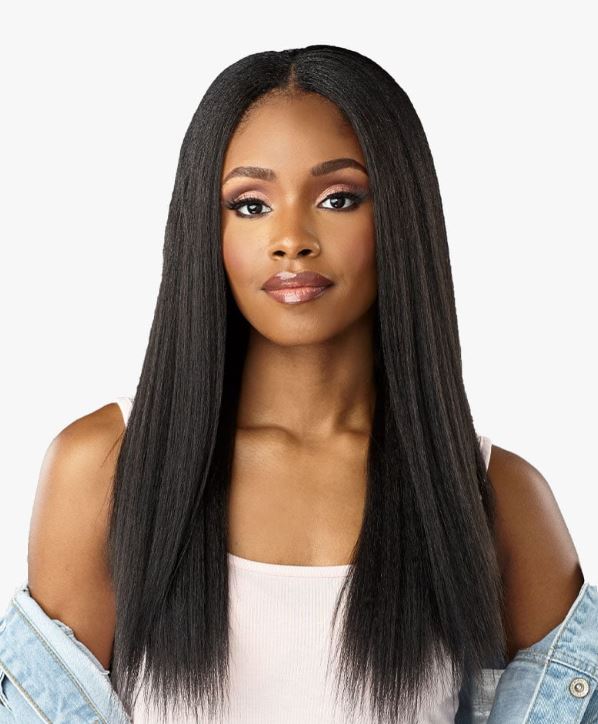 SENSATIONNEL CURLS KINKS & CO. CLIP-IN ALPHA WOMAN 18″, FRONT, Sareya Beauty Supply store in calgary Alberta Canada