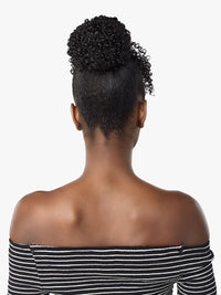 Thumbnail for SENSATIONNEL DRAWSTRING PONYTAIL INSTANT BUN WITH BANG, BACKVIEW Sareya Beauty Supply store in Calgary Alberta Canada