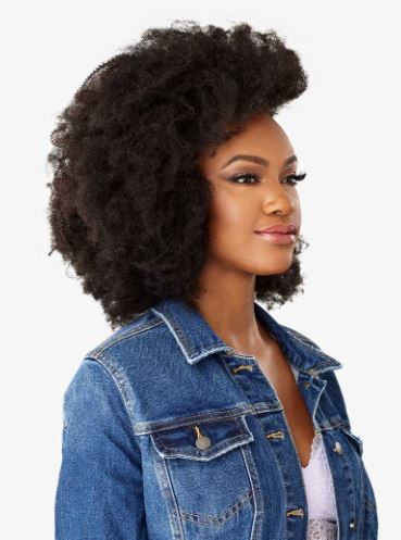 SENSATIONNEL Human Hair Curls Kinks & Co HH 4C clique  Clip Ins  14", sareya beauty supply store in calgary Alberta Canada
