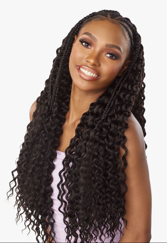 SENSATIONNEL LuluTress 3X Braids Braid out 24" Sareya Beauty supply store in calgary Alberta Canada