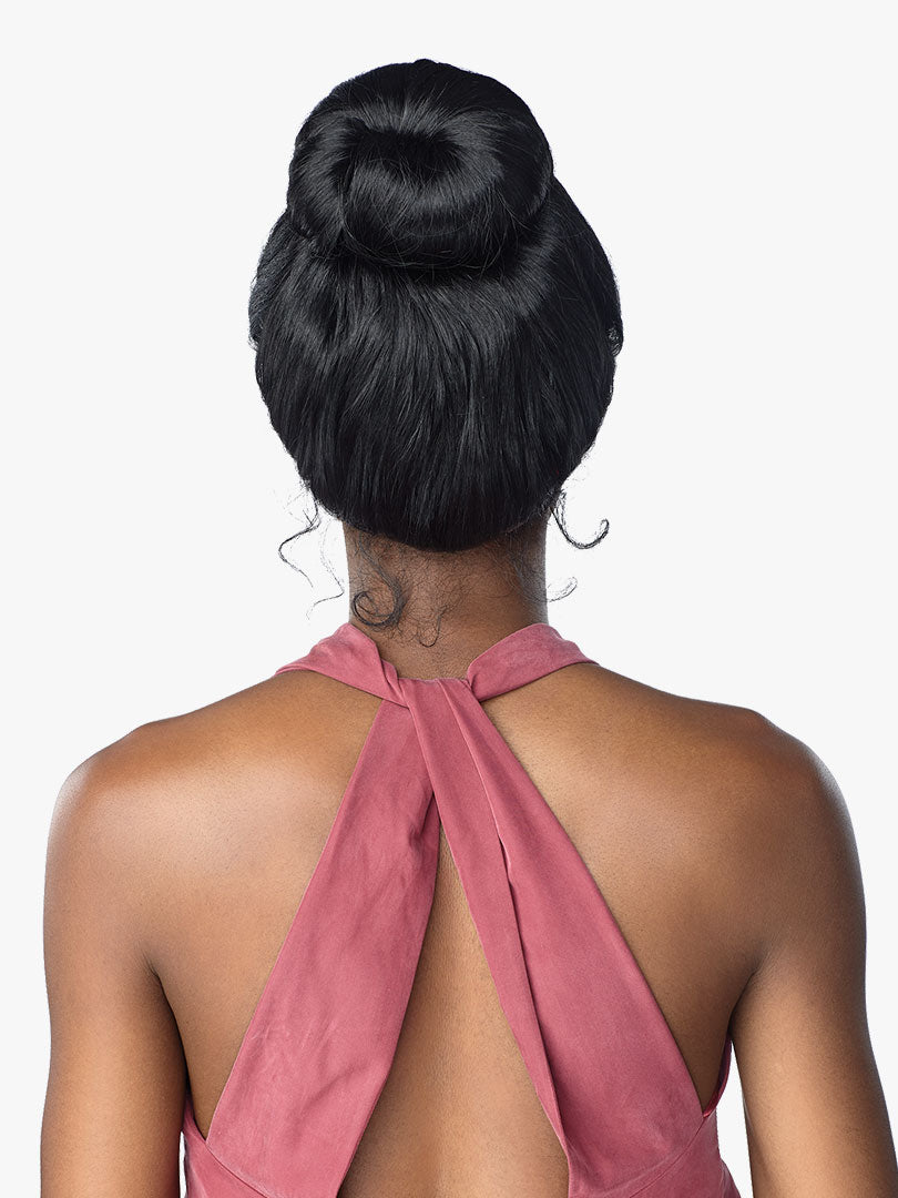 SENSATIONNEL WHATLACE? CUSTOM FRONTAL UNIT WIG- AKEELY HIGHBUN, BUN BACKVIEW, Sareya Beauty Supply Store in Calgary Alberta Canada