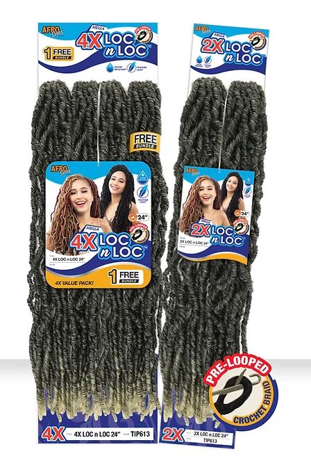 SENSUAL COLLECTION Afro Sens-2X Loc N Loc Crochet 18" Sareya Beauty Supply store in calgary Alberta Canada