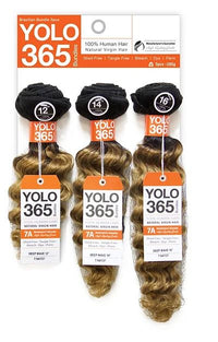 Thumbnail for SENSUAL COLLECTION Yolo 365 Brazilian Bundle 3PCS 14,16,18-DEEP WAVE, Sareya Beauty supply store, hair extensions in calgary, lace front wigs
