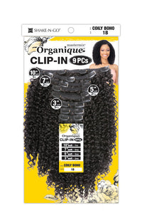 Thumbnail for SHAKE N GO FreeTress Organique Coily Boho Clip Ins 9Pcs