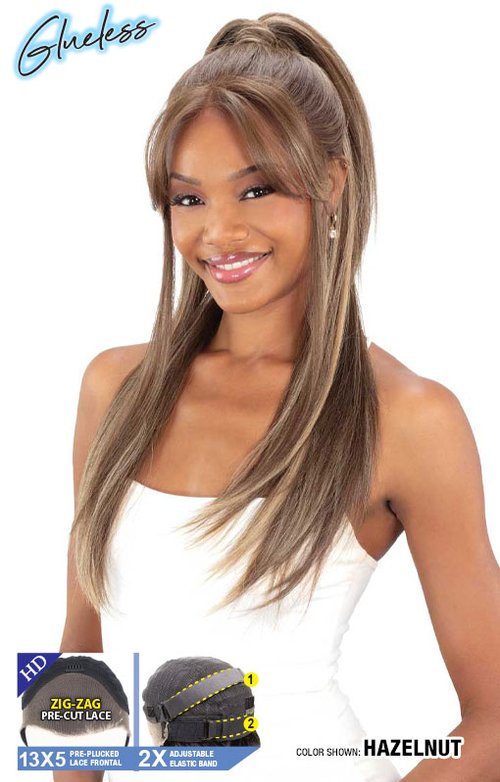 SHAKE N GO FreeTress Masterclass HD Glueless Frontal Wig - MAJESTIC