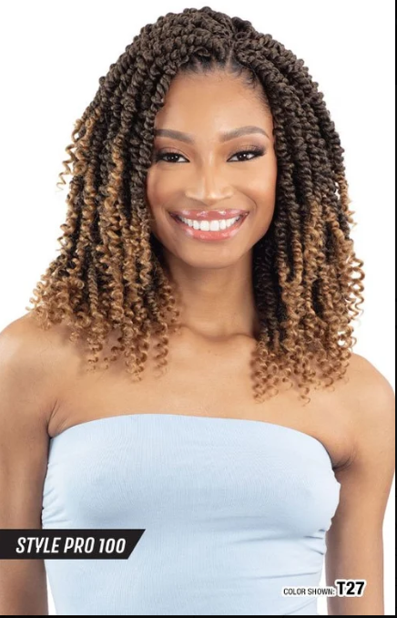 SHAKE N GO Freetress Crochet Braids Style Pro 100 - Passion Twist 10"