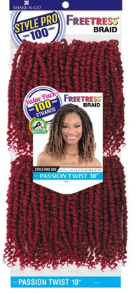 Thumbnail for Packaged hair extensions with a model image on the label