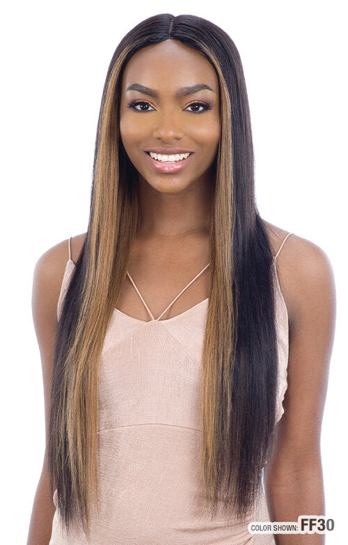 SHAKE N GO FREETRESS EQUAL 100% HUMAN HAIR LACE PART WIG- NATURAL 703, FRONT VIEW, Sareya Beauty Supply Store in Calgary Alberta Canada