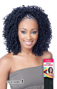 Thumbnail for SHAKE N GO FREETRESS EQUAL BRAIDING HAIR /DREADLOCKS URBAN SOFT DREAD, STYLED VIEW, Sareya Beauty Supply Store 
