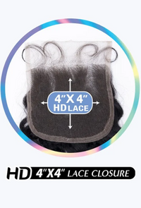 Thumbnail for 4x4 HD lace closure with a colorful circular border on a white background