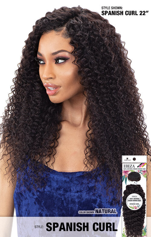 SHAKE N GO Ibiza 100% Natural Virgin Human Hair Bundles Spanish Wave 24"