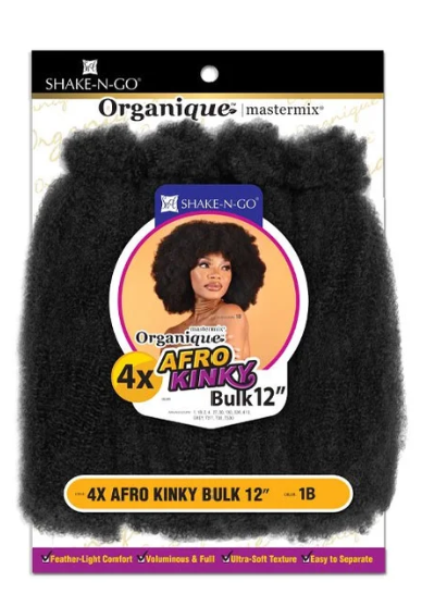 Packaged hair product with 'Organique' branding on a white background