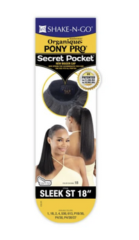 Thumbnail for Shake-N-Go Organique Pony Pro Secret Pocket packaging with a woman with a ponytail.