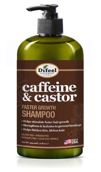 Thumbnail for DIFEEL CAFFEINE & CASTOR SHAMPOO FOR FASTER HAIR GROWTH -12 OZ- FRONT