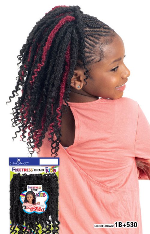 SHAKE N GO FREETRESS Butterfly Loc With Curls 8"