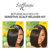 Thumbnail for SOFT & BEAUTIFUL Botanicals No-Lye Sensitive Scalp Relaxer Kit