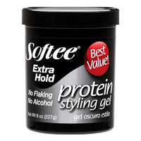 Thumbnail for SOFTEE Extra Hold Protein Styling Gel [Dark]
Sareya Beauty Supply Store in Calgary Alberta Canada