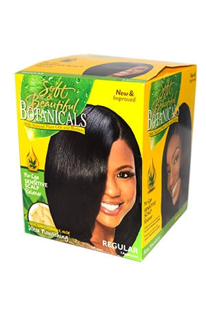 SOFT & BEAUTIFUL Botanicals No-Lye Sensitive Scalp Relaxer Kit