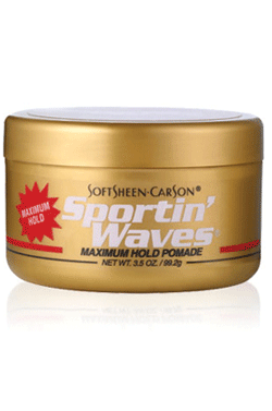 SOFT SHEEN CARSON Sportin' Waves Maximum Hold Pomade (3.5oz) Sareya Beauty, Beauty Supply store in calgary, Beauty Supply Store near me