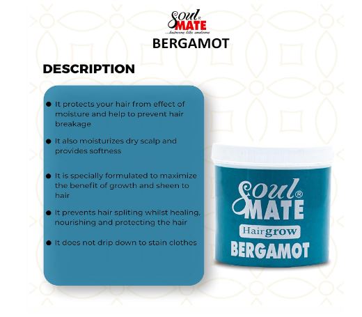 SOUL MATE HAIRGRO BERGAMOT-330g