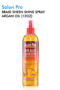 Thumbnail for SALON PRO Braid Sheen Shine Spray_Argan Oil (12oz)