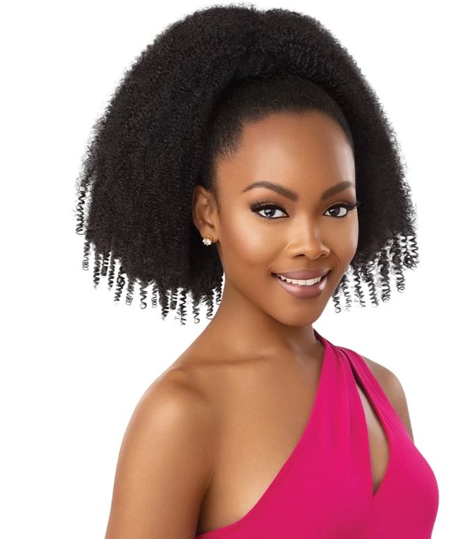 OUTRE PRETTY QUICK - WRAP PONY - SPRINGY AFRO- FRONT