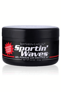 Thumbnail for SPORTIN' WAVES POMADE [REGULAR] BLACK (3.5OZ)