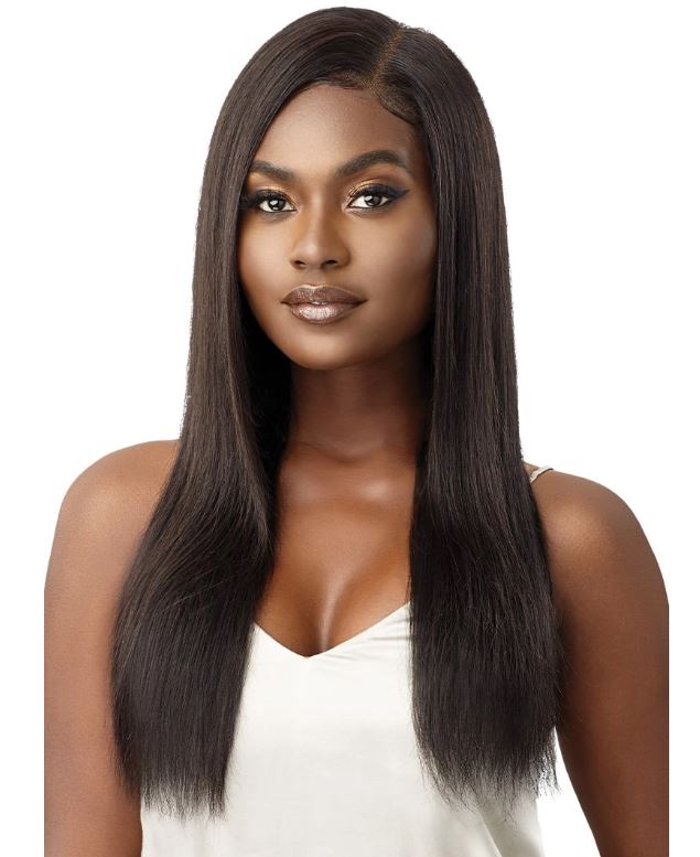 OUTRE MYTRESSES BLACK LACE FRONTAL WIG 13X4-HH-VIRGIN STRAIGHT 24"