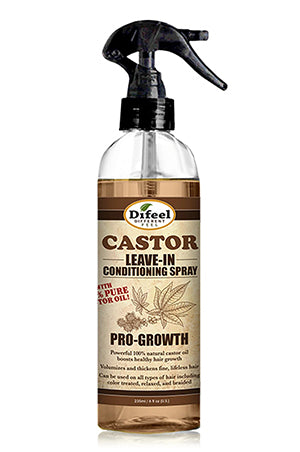 DIFEEL NATURAL PREMIUM PRO GROWHT LEAVE IN CONDITIONING SPRAY WITH CASTOR OIL- 6 oz